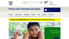 What Communityhealth.mayoclinic.org website looked like in 2020 (3 years ago)