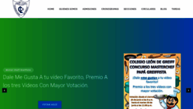 What Colegioleondegreiffcalarca.com website looked like in 2020 (3 years ago)