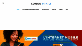 What Congomikili.com website looked like in 2020 (3 years ago)