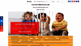 What Cocukpsikologlari.com website looked like in 2020 (3 years ago)