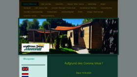 What Camping-schwarzwald.de website looked like in 2020 (5 years ago)