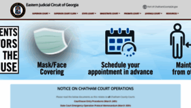 What Chathamcourts.org website looked like in 2020 (3 years ago)