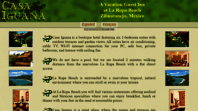 What Casa-iguana.com website looked like in 2020 (3 years ago)