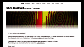 What Chrisblackwell.co.uk website looked like in 2020 (3 years ago)