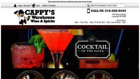 What Cappyswineandspirits.com website looked like in 2020 (3 years ago)