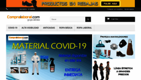 What Compralaboral.com website looked like in 2020 (3 years ago)