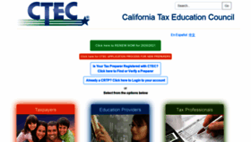What Ctec.org website looked like in 2020 (3 years ago)