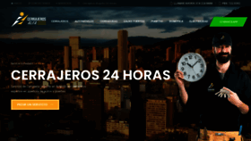 What Cerrajeros24horasbogota.com website looked like in 2020 (3 years ago)