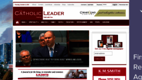 What Catholicleader.com.au website looked like in 2020 (3 years ago)