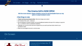 What Cinemagrill.com website looked like in 2020 (3 years ago)