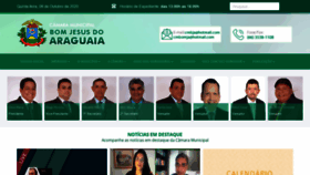 What Camarabomjesusdoaraguaia.mt.gov.br website looked like in 2020 (3 years ago)