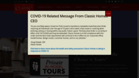 What Classichomes.com website looked like in 2020 (3 years ago)