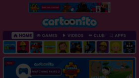 What Cartoonito.co.uk website looked like in 2020 (3 years ago)
