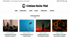 What Cristianethiel.com.br website looked like in 2020 (5 years ago)