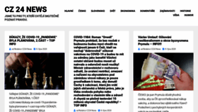 What Cz24.news website looked like in 2020 (3 years ago)