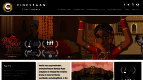 What Cinestaanfilmcompany.com website looked like in 2020 (3 years ago)