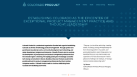 What Coloradoproduct.com website looked like in 2020 (3 years ago)