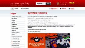 What Cukrarske-pomucky.cz website looked like in 2020 (3 years ago)