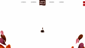 What Cafepele.com.br website looked like in 2020 (3 years ago)