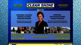 What Cleanshine.com website looked like in 2020 (3 years ago)
