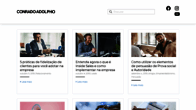 What Conrado.com.br website looked like in 2020 (3 years ago)