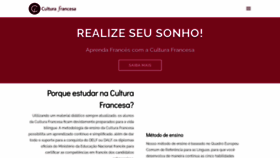 What Culturafrancesa.com.br website looked like in 2020 (3 years ago)