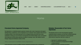 What Clevelandhomeappraisal.com website looked like in 2020 (3 years ago)