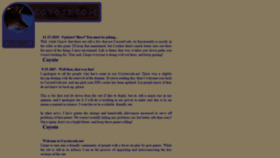 What Coyotecode.net website looked like in 2020 (3 years ago)