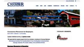 What Columbiamontourchamber.com website looked like in 2020 (3 years ago)
