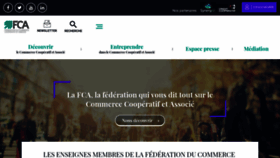 What Commerce-associe.fr website looked like in 2020 (3 years ago)