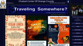 What Chabadorangecounty.com website looked like in 2020 (3 years ago)
