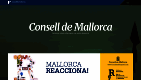 What Conselldemallorca.net website looked like in 2020 (3 years ago)