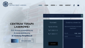What Centrumterapiilaserowej.pl website looked like in 2020 (3 years ago)