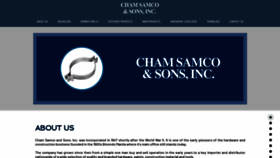 What Chamsamco.ph website looked like in 2020 (3 years ago)