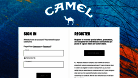 What Camel.com website looked like in 2020 (3 years ago)