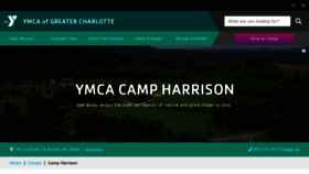 What Campharrison.org website looked like in 2020 (3 years ago)