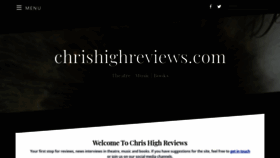 What Chrishighreviews.com website looked like in 2020 (3 years ago)