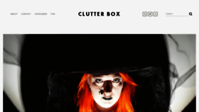 What Clutterboxblog.com website looked like in 2020 (3 years ago)