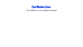What Castmemberlinen.com website looked like in 2020 (3 years ago)
