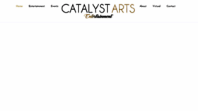 What Catalystarts.com website looked like in 2020 (3 years ago)