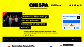 What Chispa.tv website looked like in 2020 (3 years ago)
