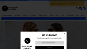 What Christinachristi.com website looked like in 2020 (4 years ago)