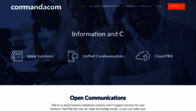 What Commandacom.com.au website looked like in 2020 (3 years ago)