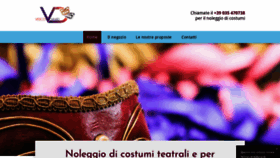 What Costuminoleggiodavidlaura.com website looked like in 2020 (3 years ago)