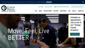 What Cbphysicaltherapy.com website looked like in 2020 (3 years ago)
