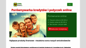 What Coolfinance.pl website looked like in 2020 (3 years ago)