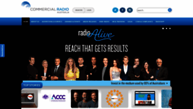 What Commercialradio.com.au website looked like in 2020 (3 years ago)