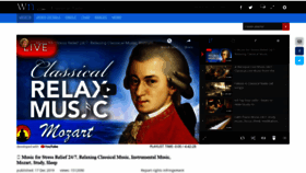 What Classicalfm.com website looked like in 2020 (3 years ago)