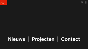 What Cie.nl website looked like in 2020 (5 years ago)