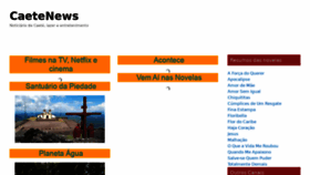 What Caetenews.com.br website looked like in 2020 (3 years ago)